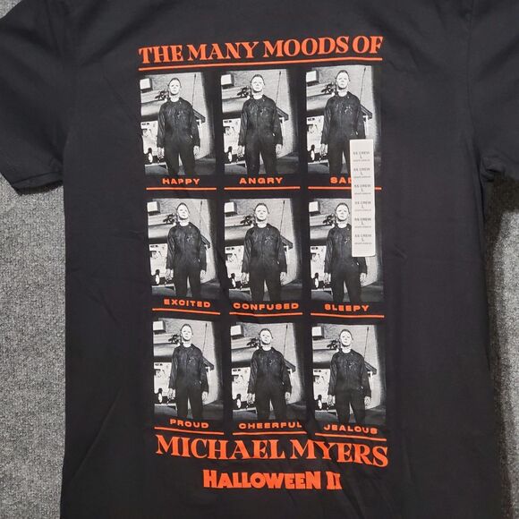 NEW Halloween Movie Shirt Mens Large Horror Pumpkin Bloody Knife  Michael Myers - Picture 2 of 7